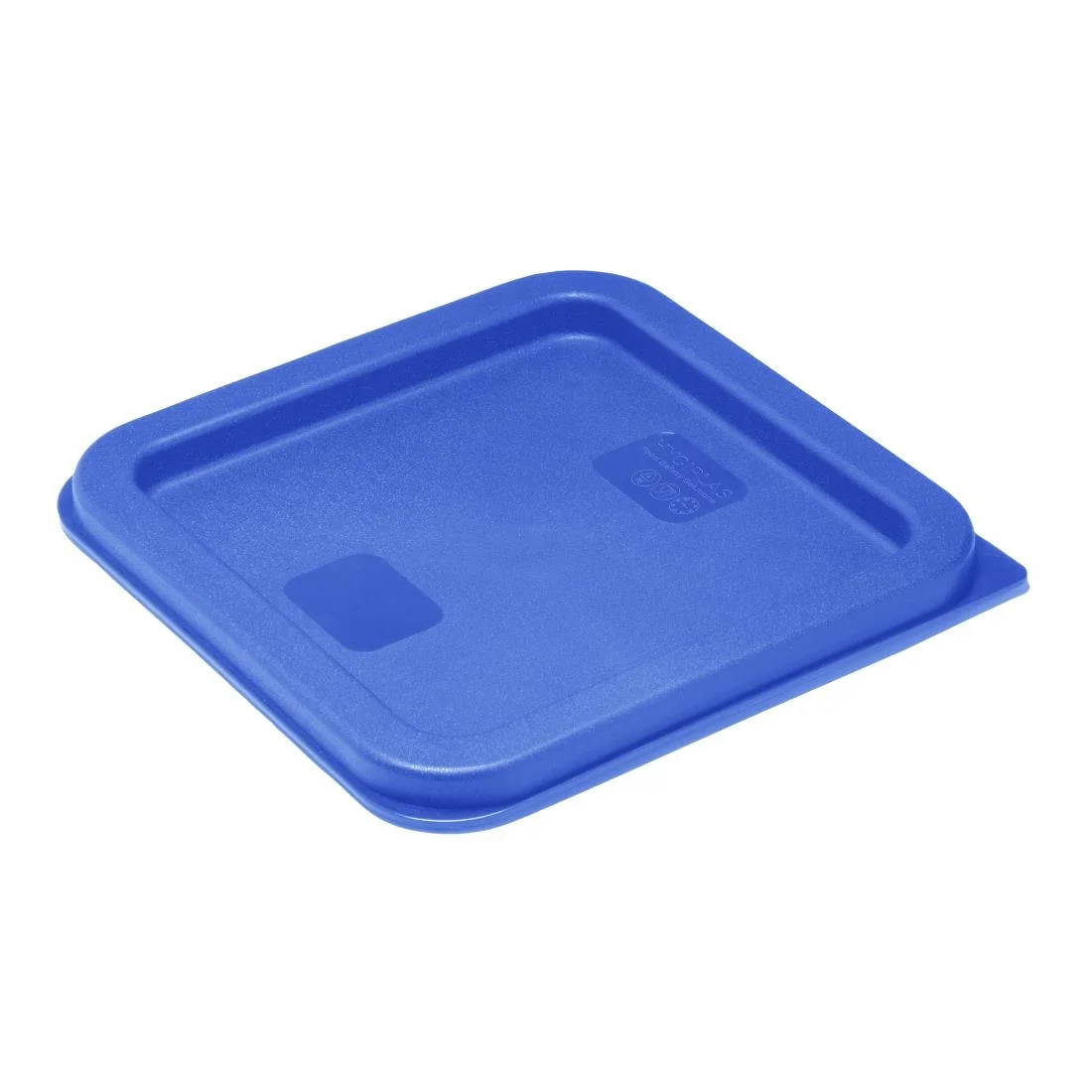 Hygiplas Square Food Storage Container Lid Blue - Image 1
