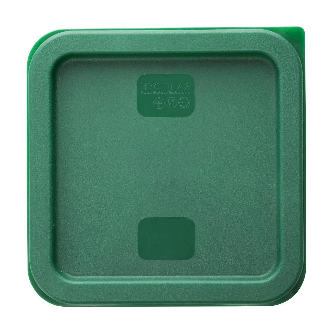 Hygiplas Square Food Storage Container Lid Green - Image 2