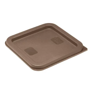 Hygiplas Square Food Storage Container Lid Brown