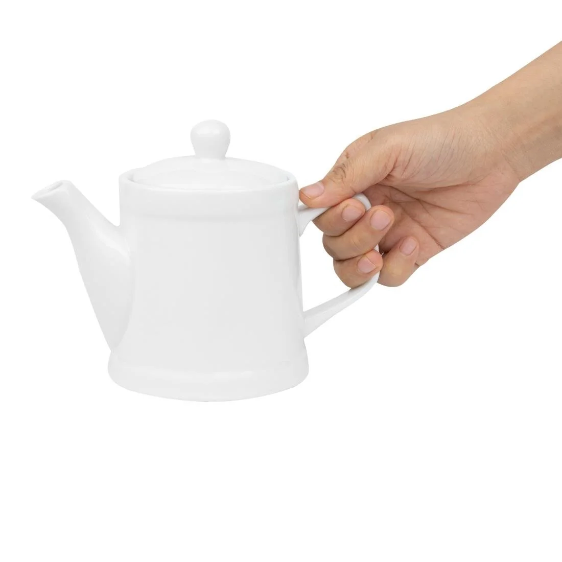 Olympia Whiteware Pier Teapots 500ml (2 Pack) - Image 8