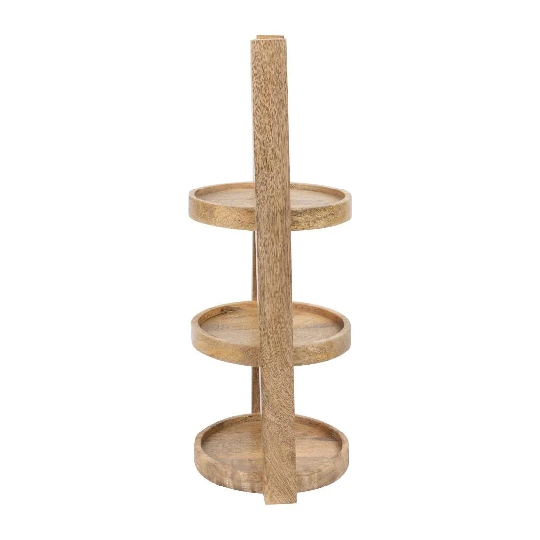 Olympia 3-Tier Stand Mango Wood for 150mm Plates - Image 3