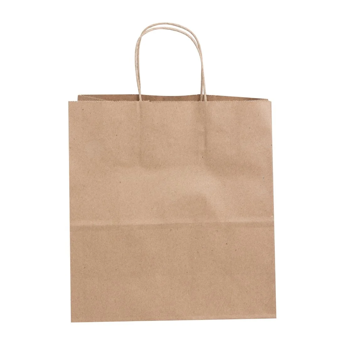 Fiesta Recyclable Twist Handle Brown Paper Bags Medium (250 Pack) - Image 2