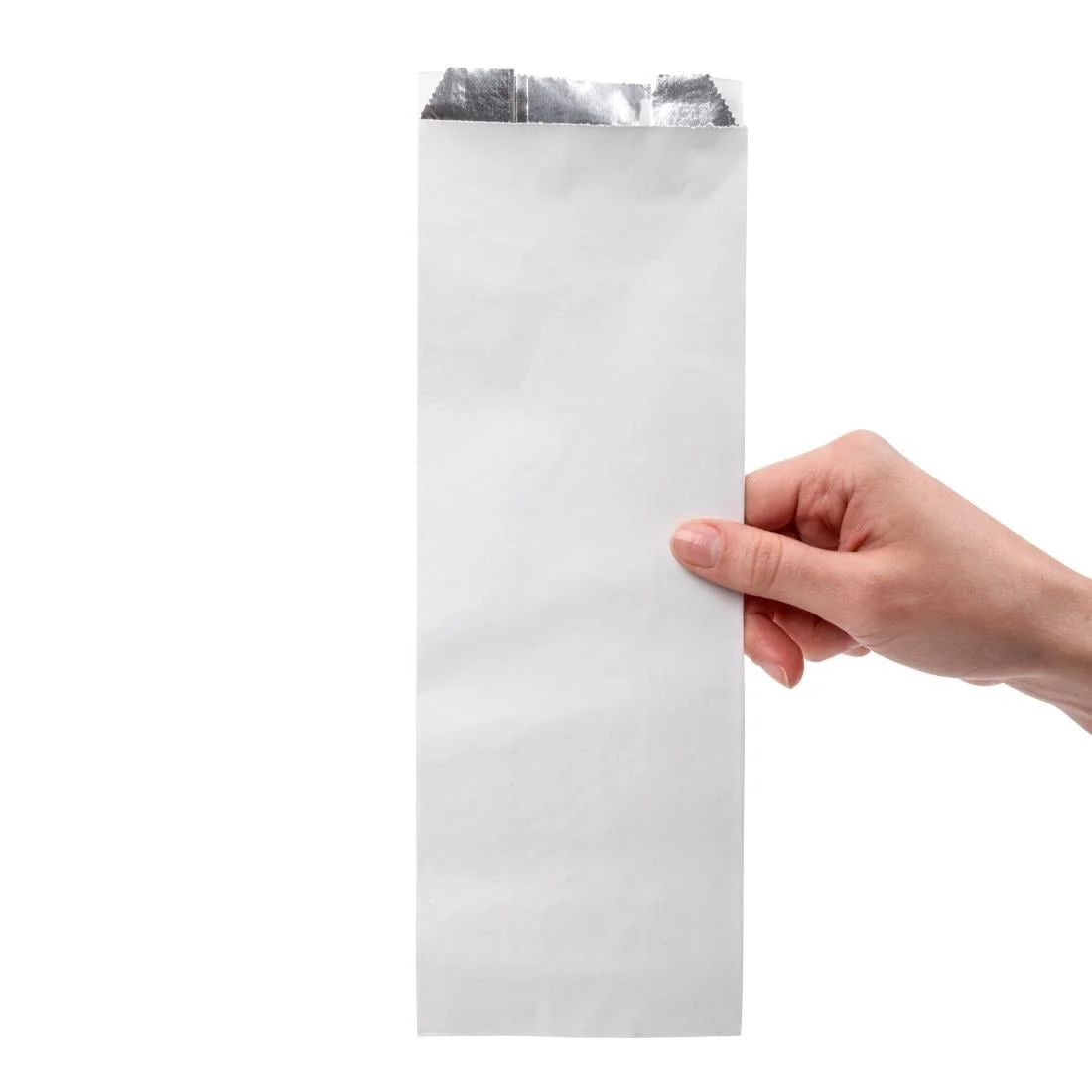 Fiesta Recyclable Foil Lined Paper Bags - 300x100x60mm ( 500 Pack) - Image 4