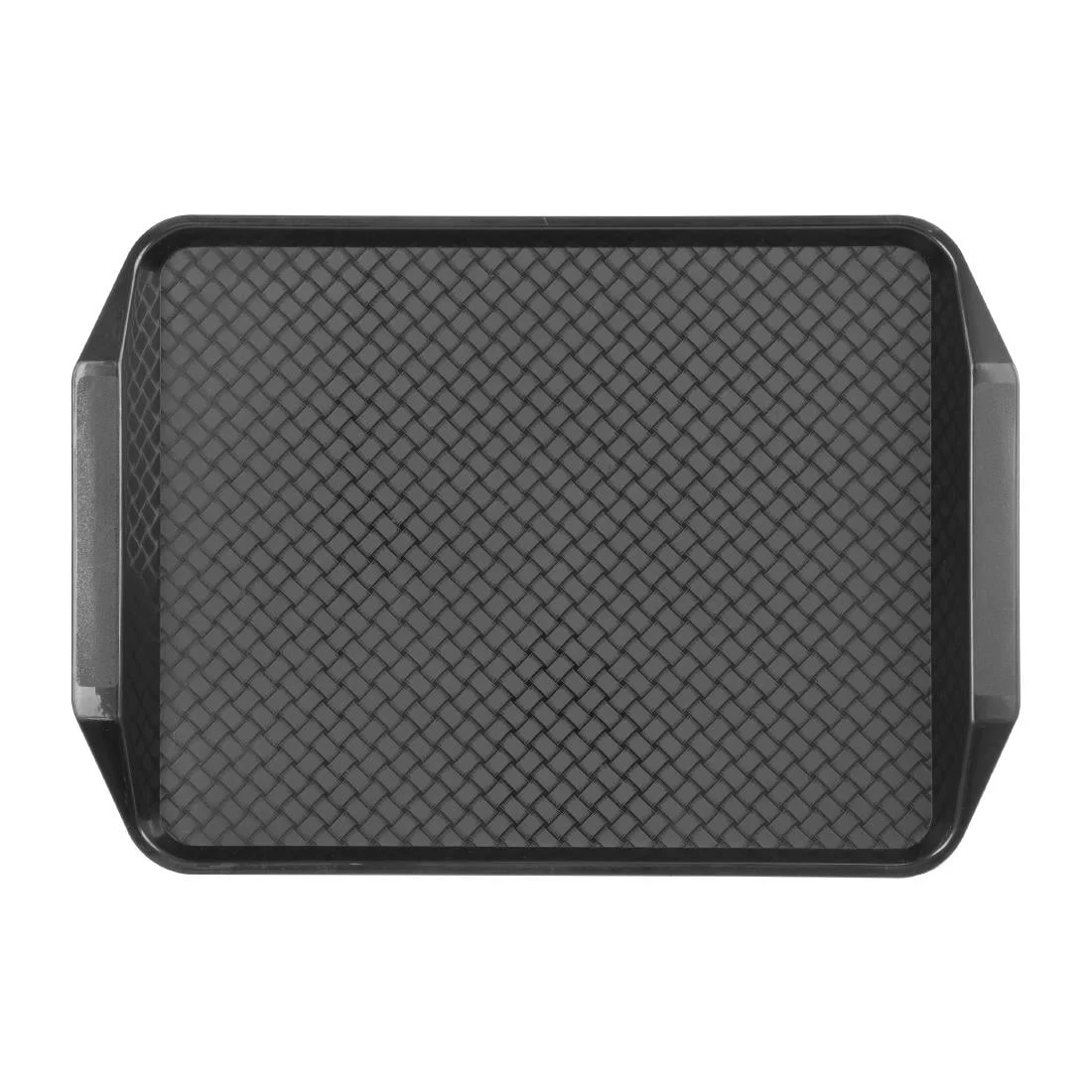 Olympia Kristallon Handled Fast Food Tray Black 435x305mm - Image 3