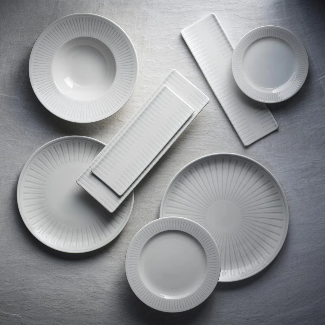 Churchill Era Grey Coupe Pasta Bowls 305mm (6 Pack) - Image 5