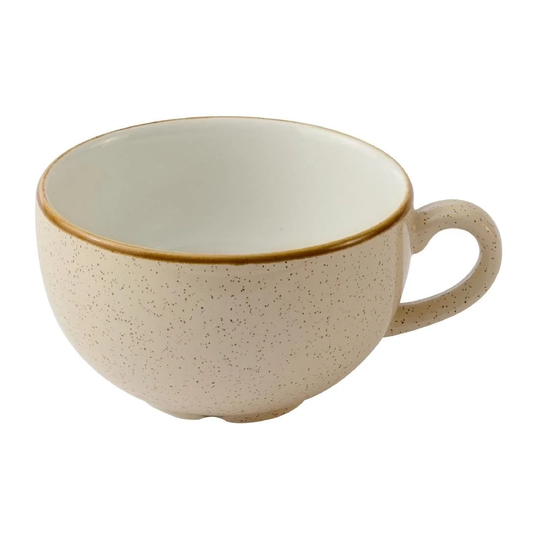 Churchill Stonecast Nutmeg Cream Cafe Cappuccino Cups 355ml (12 Pack)