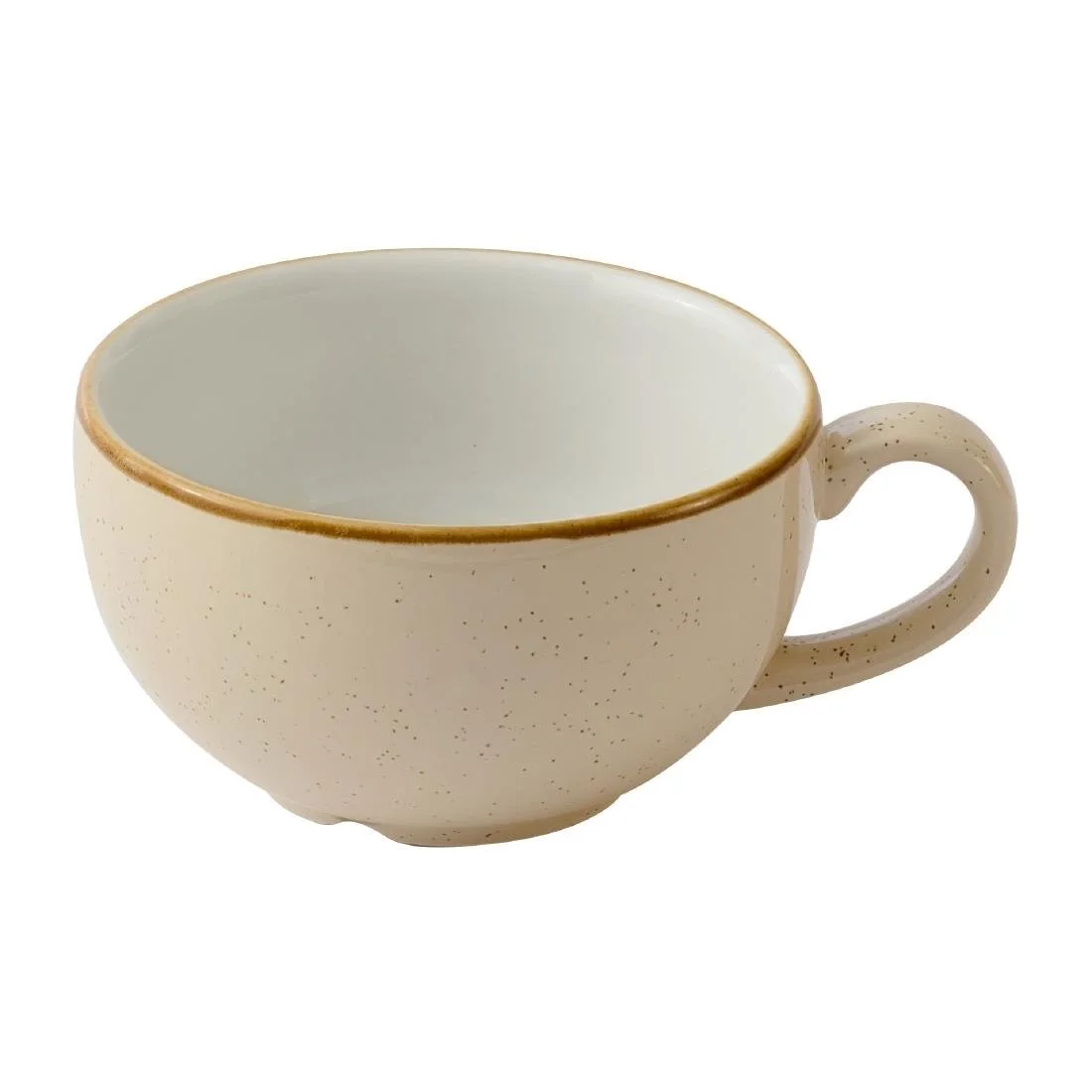 Churchill Stonecast Nutmeg Cream Cafe Cappuccino Cups 236ml (12 Pack)