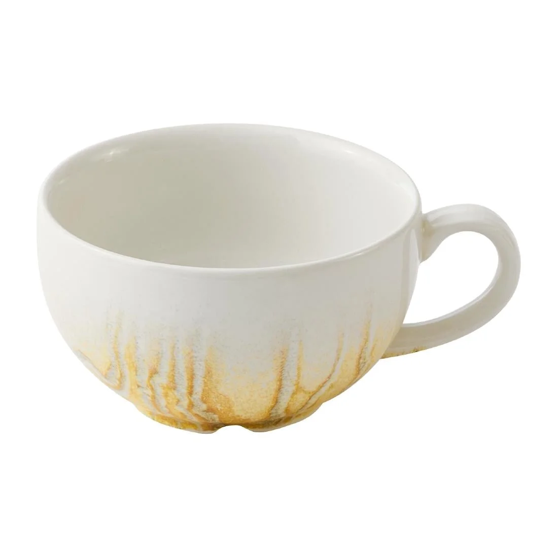 Churchill China Tide Gold Cafe Cappuccino Cups 236ml (12 Pack)