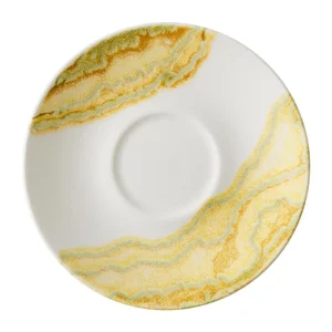 Churchill China Tide Gold Cappuccino Saucers 158mm (12 Pack)