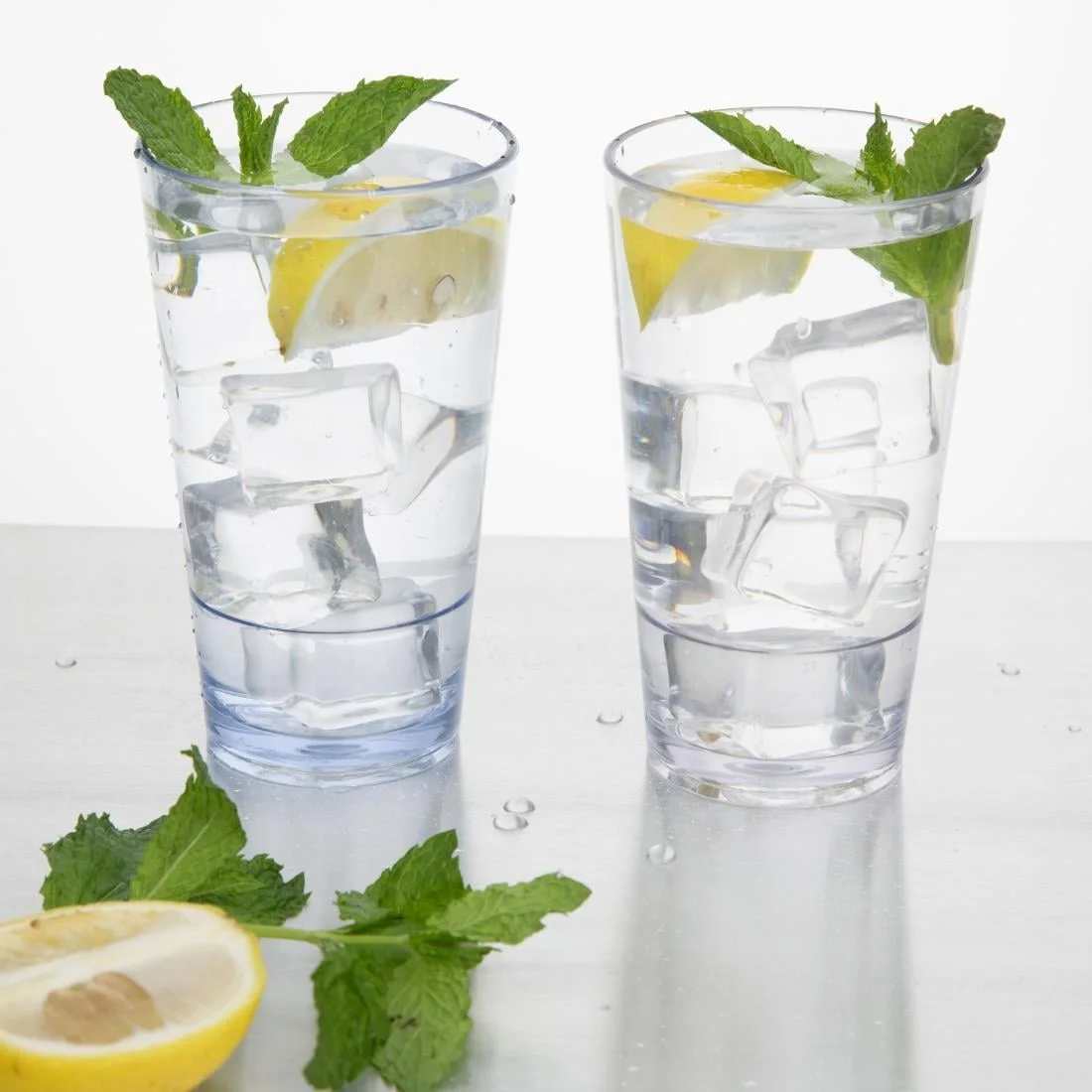 Olympia Kristallon Polycarbonate Stacking Hi-ball Tumblers - Clear 420ml (6 Pack) - Image 5