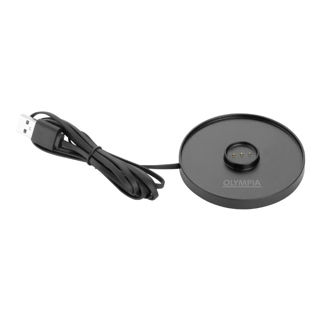 Olympia Siena Table Lamp Round Dome Black 200mm - Image 4