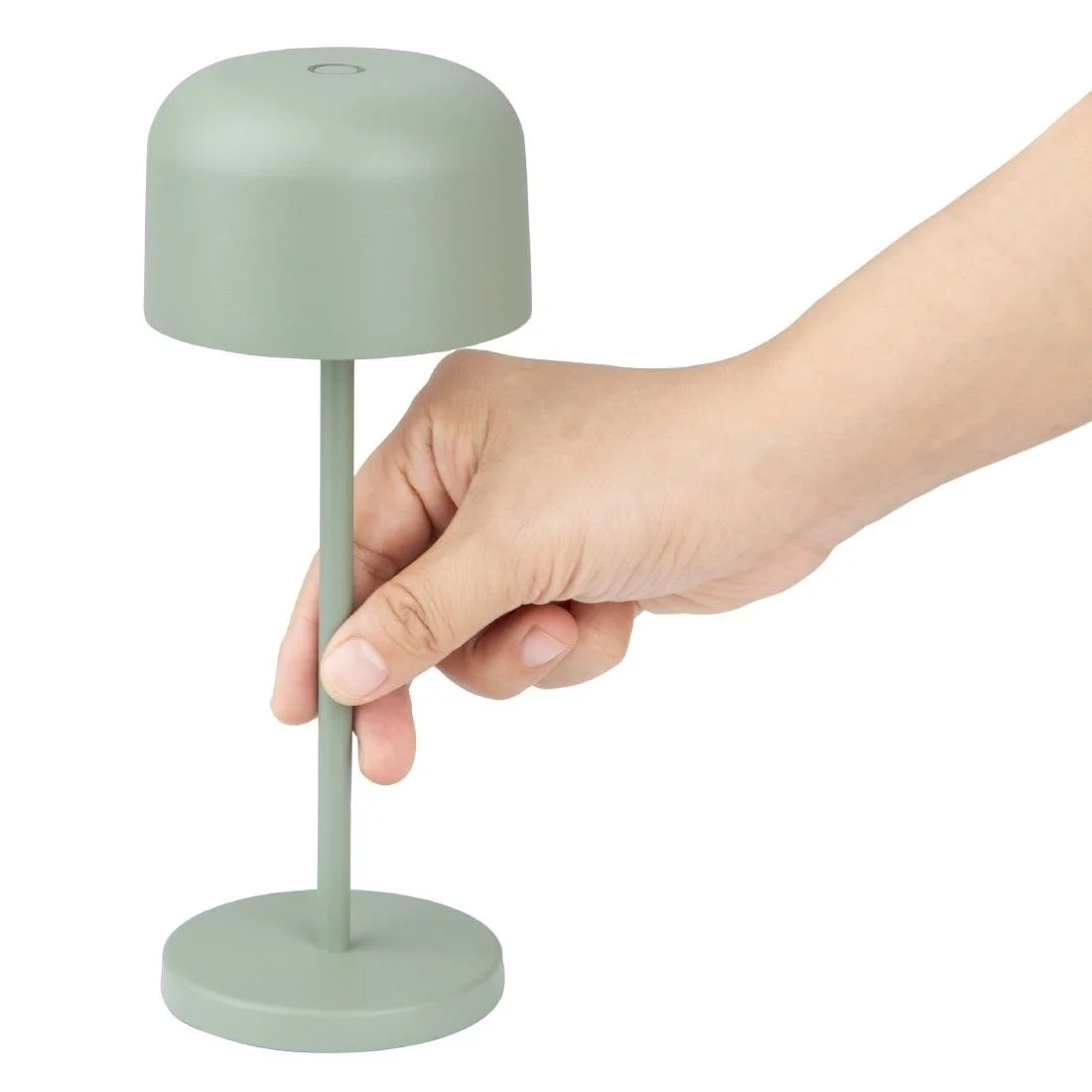 Olympia Siena Table Lamp Round Dome Sage 200mm - Image 5