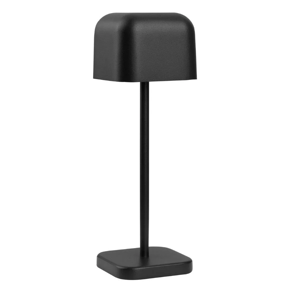 Olympia Lucca Table Lamp Squared Dome Black 200mm