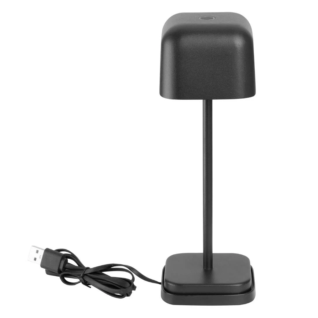 Olympia Lucca Table Lamp Squared Dome Black 200mm - Image 2