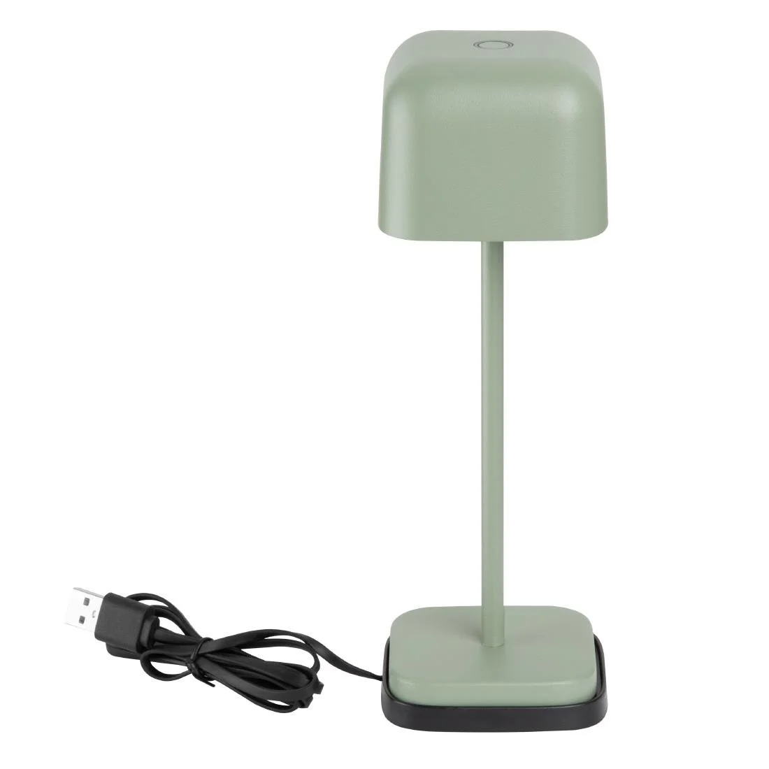 Olympia Lucca Table Lamp Squared Dome Sage 200mm - Image 2
