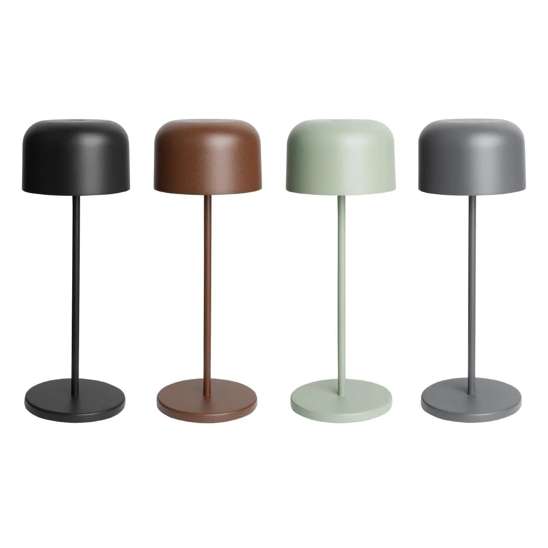 Olympia Siena Table Lamp Round Dome Black 300mm - Image 6