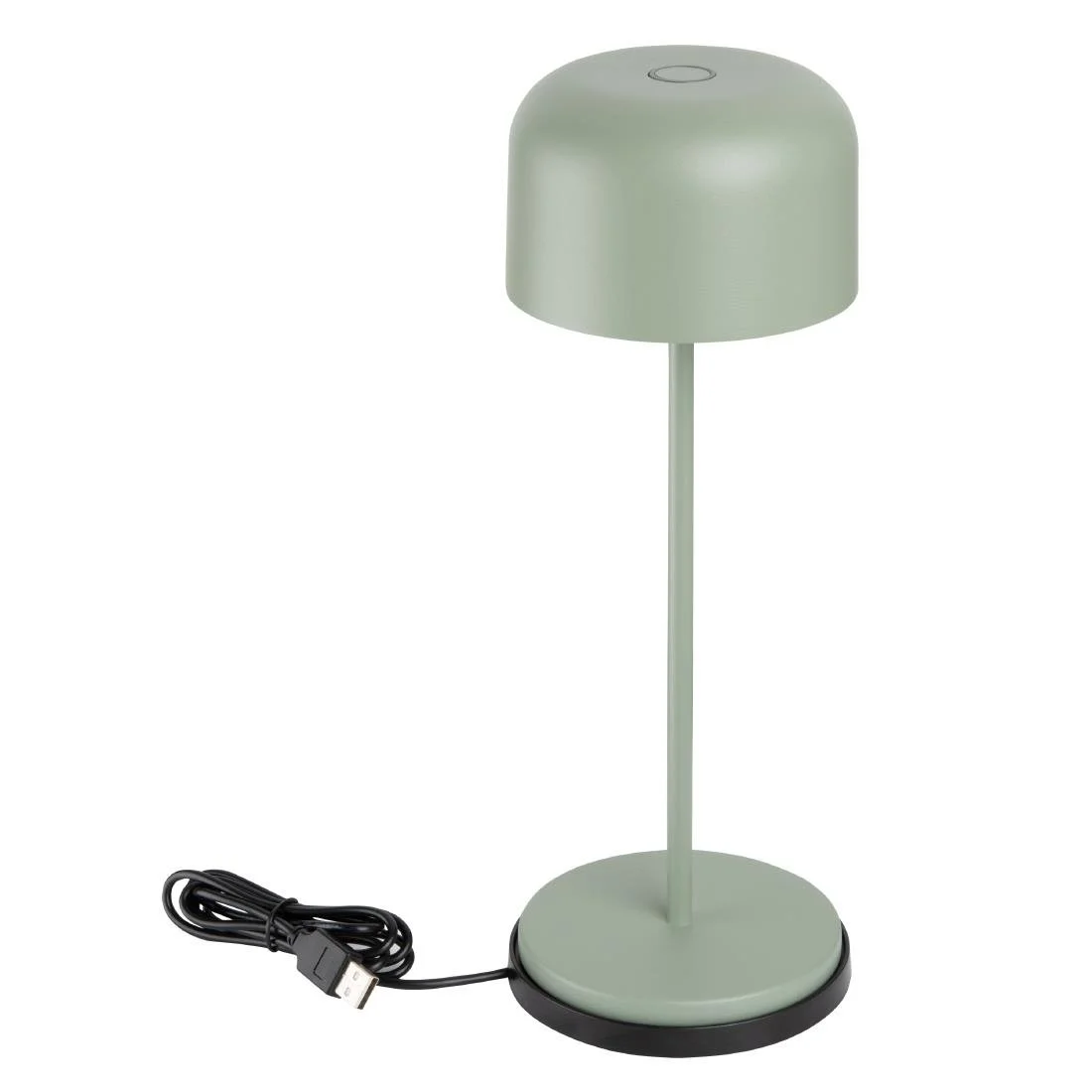Olympia Siena Table Lamp Round Dome Sage 300mm - Image 2