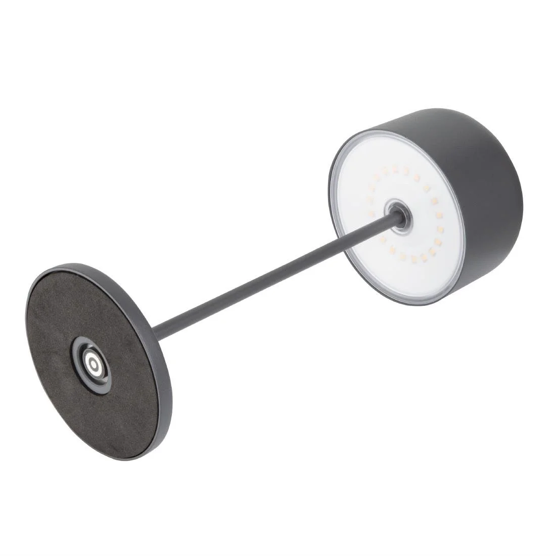 Olympia Siena Table Lamp Round Dome Grey 300mm - Image 3