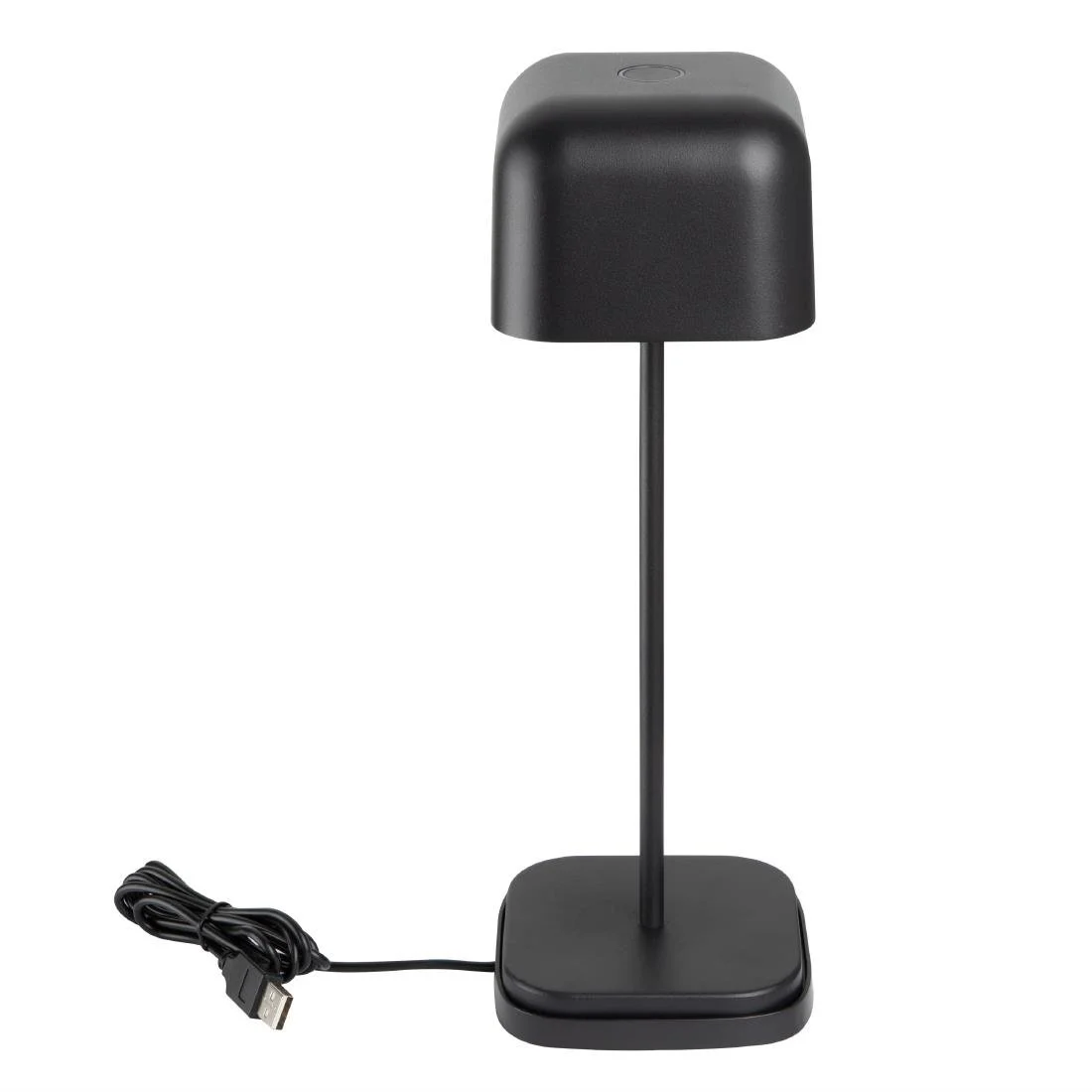 Olympia Lucca Table Lamp Squared Dome Black 300mm - Image 2