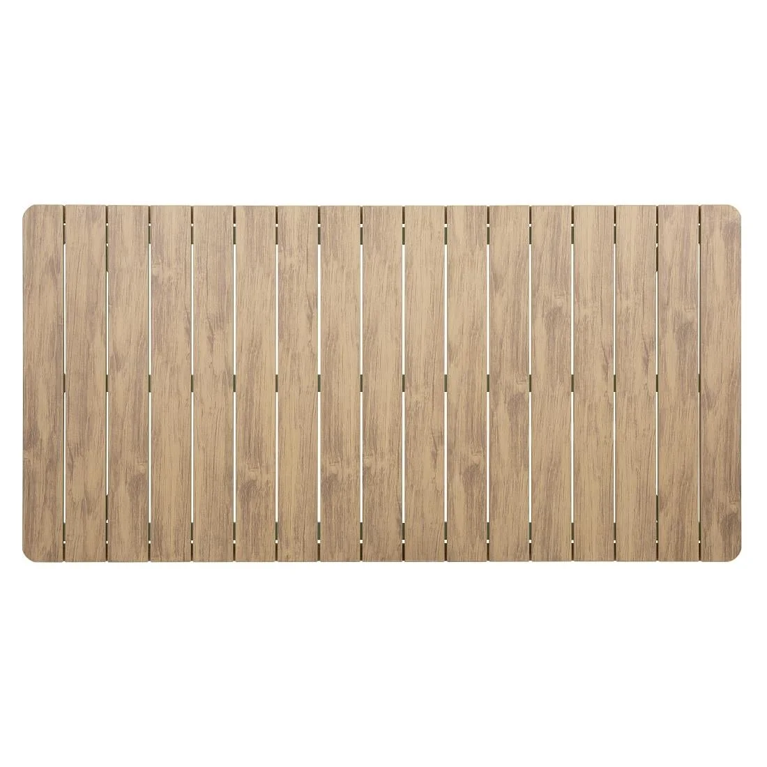 Bolero Melbourne Outdoor Polywood Dining Table 1610x800x734mm - Image 3
