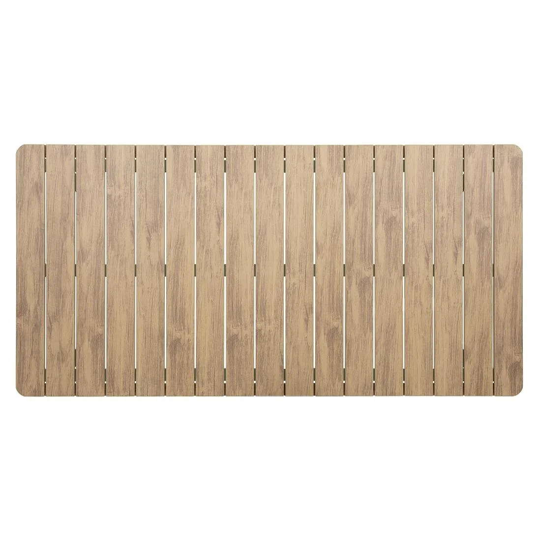 Bolero Melbourne Outdoor Polywood Dining Table 1610x800x734mm - Image 3