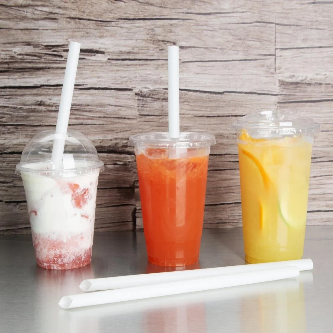 Fiesta Recyclable rPET Strawless Lids for 12/16/20oz Cups (400 Pack) - Image 4