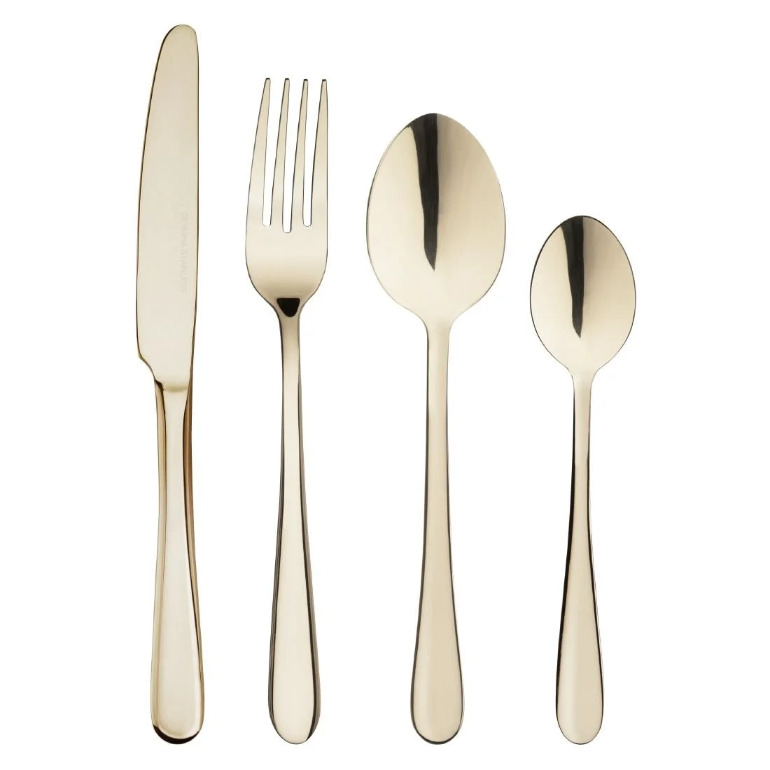 Olympia Buckingham Teaspoons Champagne Gold (12 Pack) - Image 5