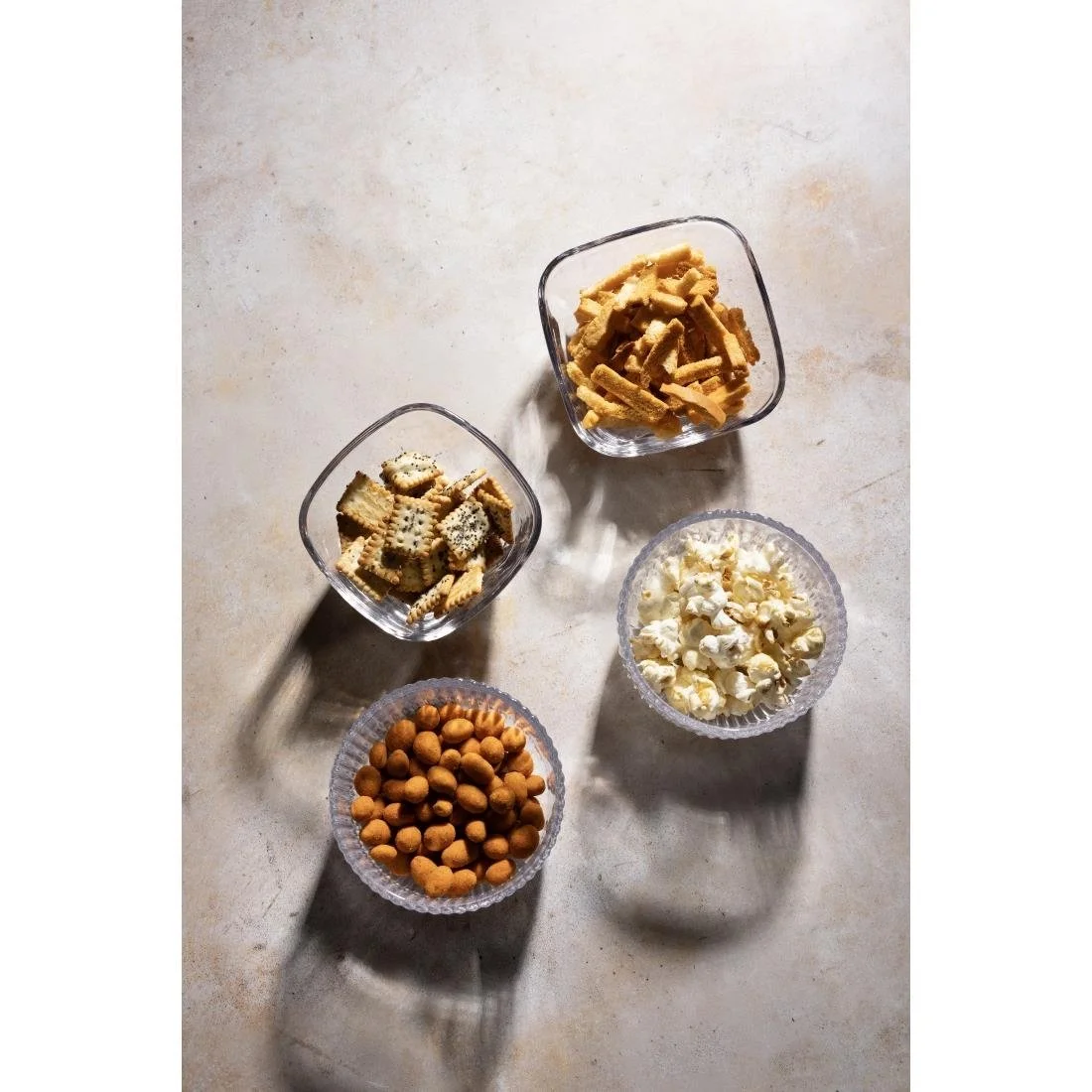 Olympia Square Glasses Tall Snack Bowls (6 Pack) - Image 6