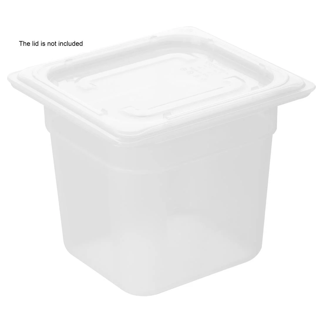 Nisbets Essentials Polypropylene 1/6 Gastronorm Container 150mm - Image 3