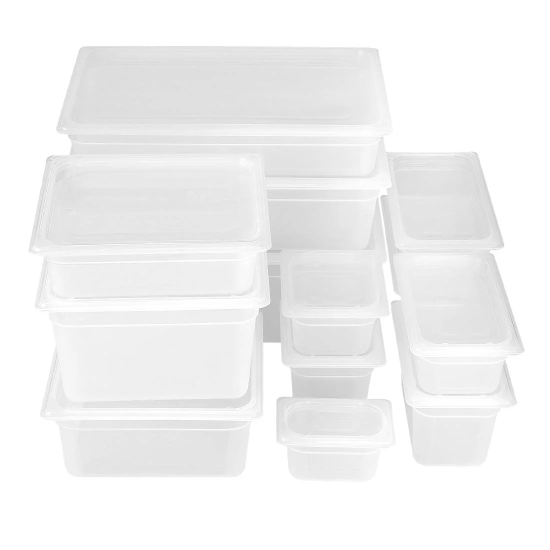 Nisbets Essentials Polypropylene Gastronorm Lid 1/4 - Image 5