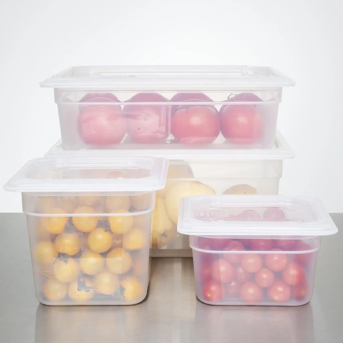 Nisbets Essentials Polypropylene Gastronorm Lid 1/6 - Image 6