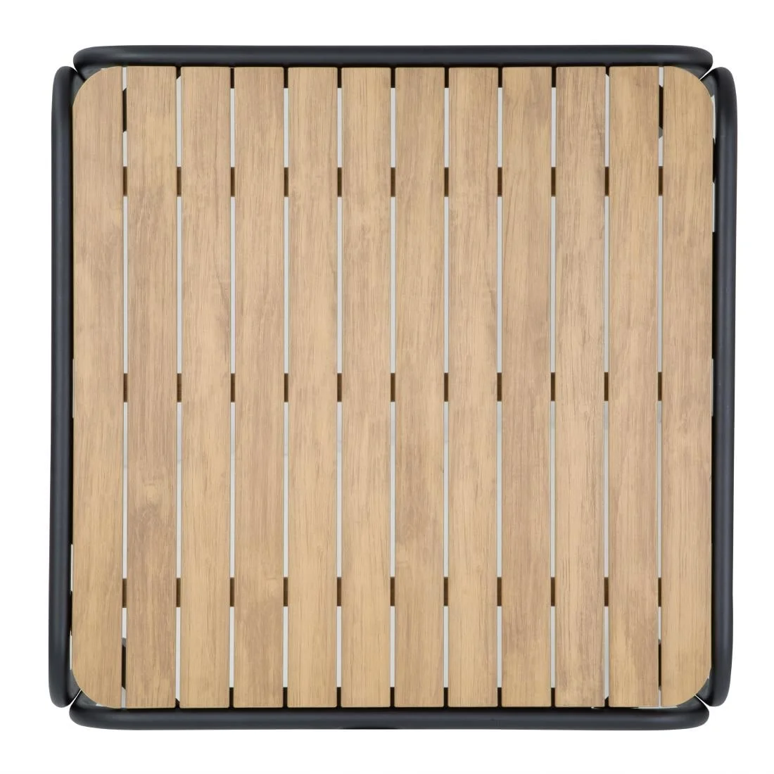 Bolero Santorini Square Polywood Table 700mm - Image 3