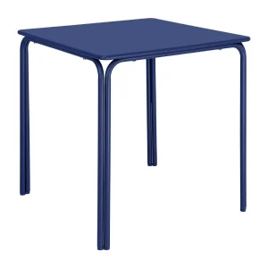 Bolero Adeline Steel Square Table 700mm Dark Navy