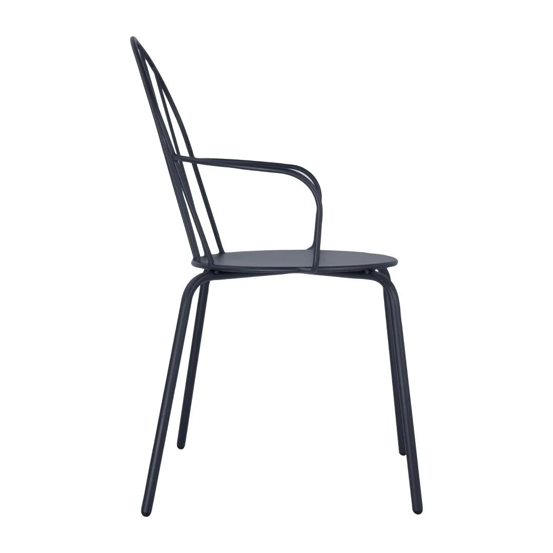 Bolero Adeline Arm Chairs Slate Blue (4 Pack) - Image 2