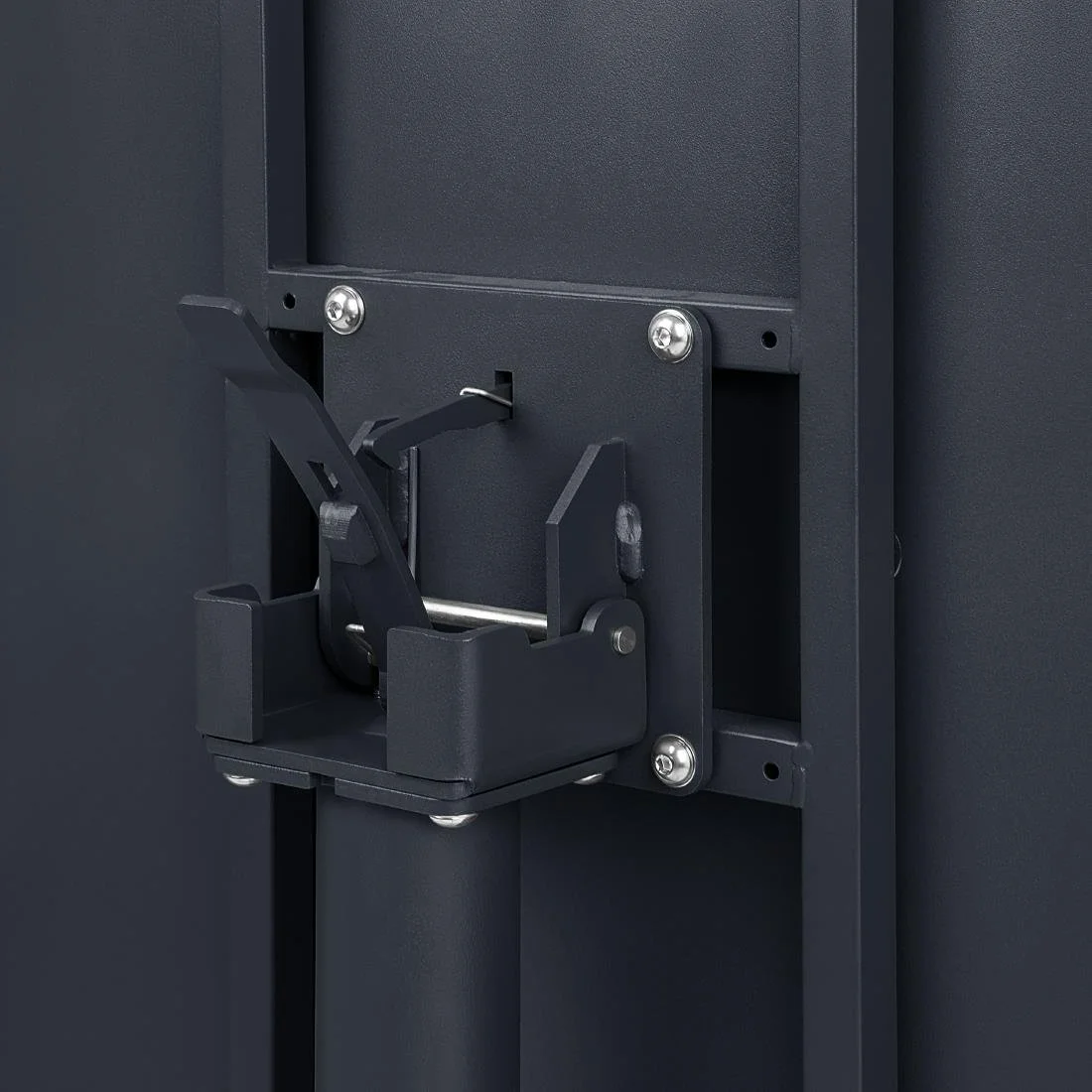 Bolero Porto Folding Table Slate Blue 700x750mm - Image 5