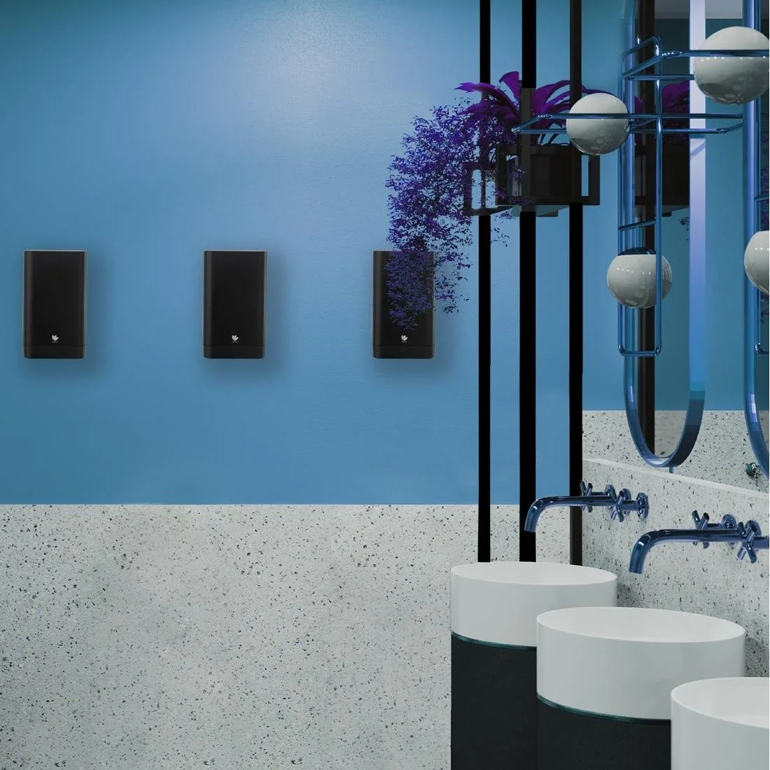 Dryflow Connect Plug & Play Hand Dryer Black - Image 4