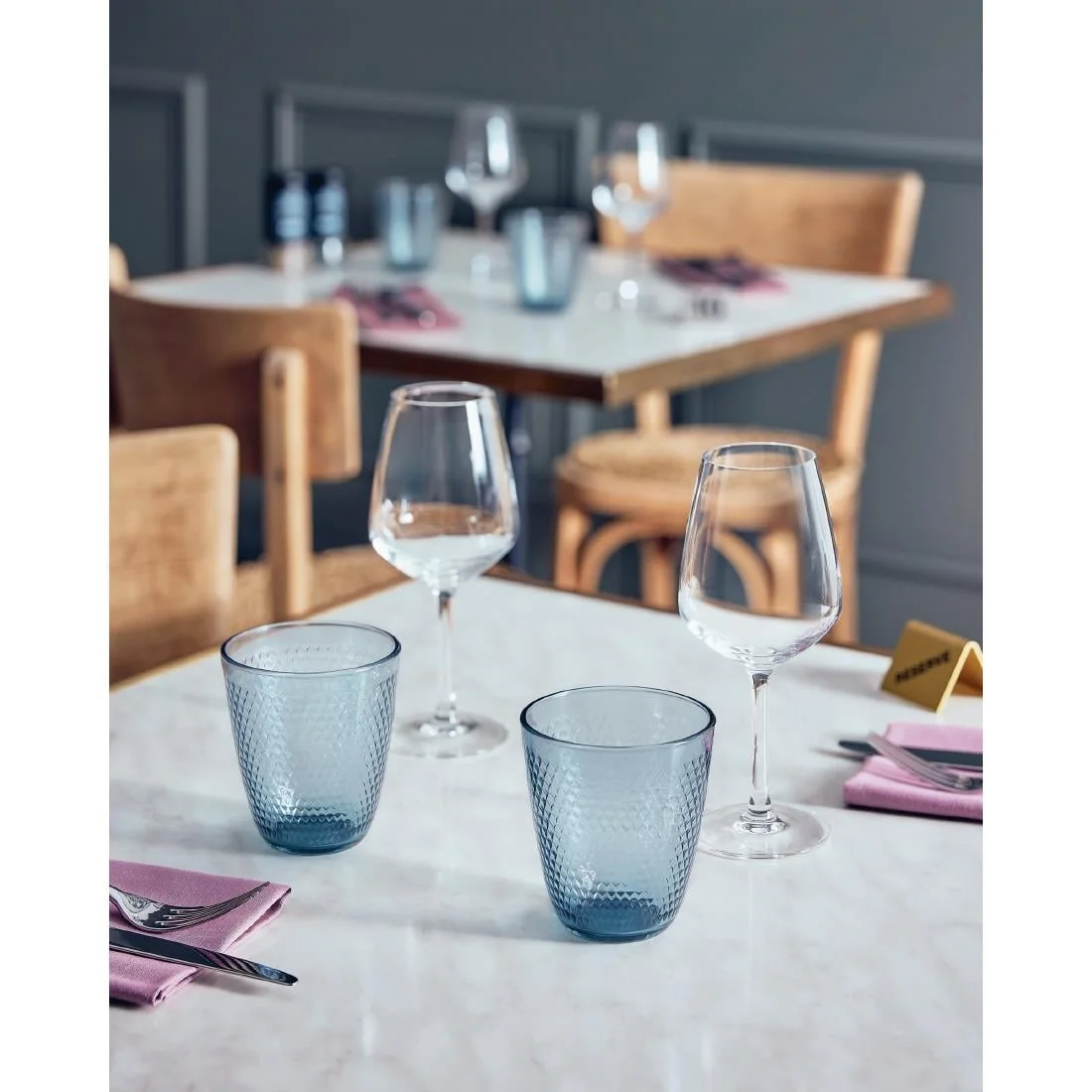 Arcoroc Pampille Tumblers Blue 310ml (24 Pack) - Image 3