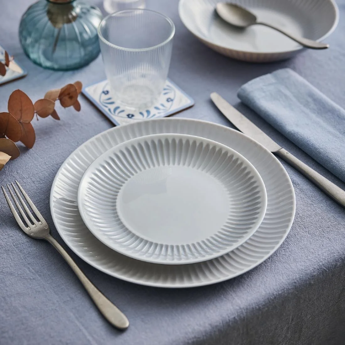 Luminarc Cottage Grey Dessert Plates 190mm (24 Pack) - Image 4