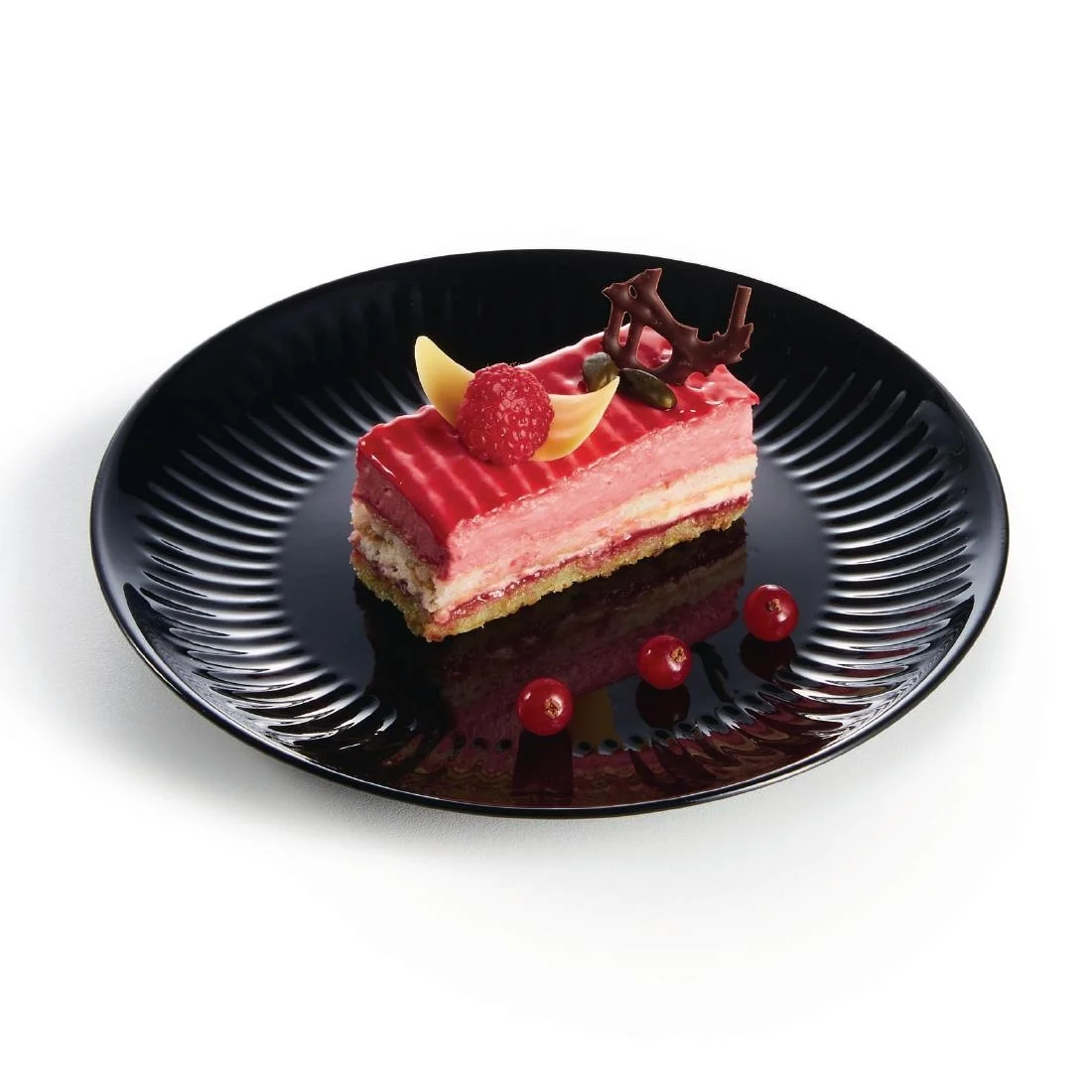 Luminarc Cottage Black Dessert Plates 190mm (24 Pack) - Image 2