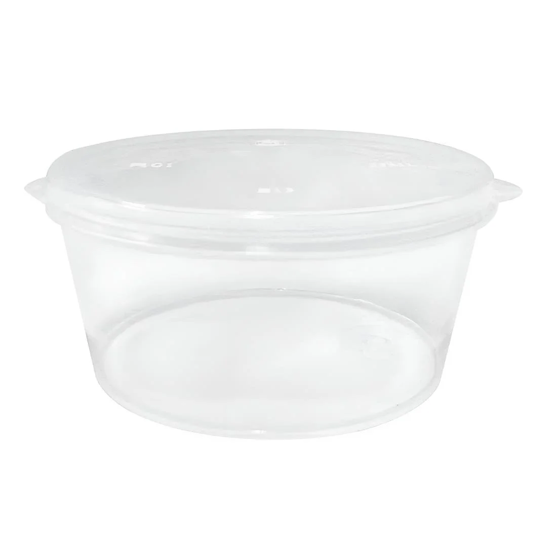Fiesta Recyclable Portion Pots with Lids 25ml (50 Pack)