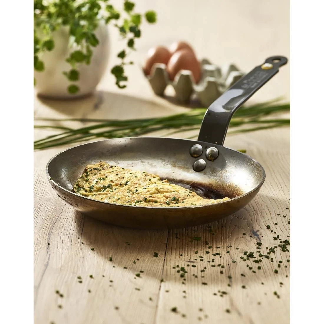 De Buyer Mineral B Omelette Frying Pan 20cm - Image 3