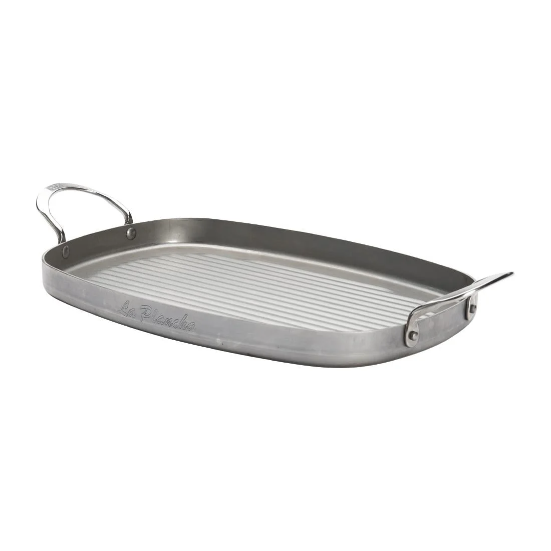 De Buyer Iron Grill with Handles 38x26cm - Image 2
