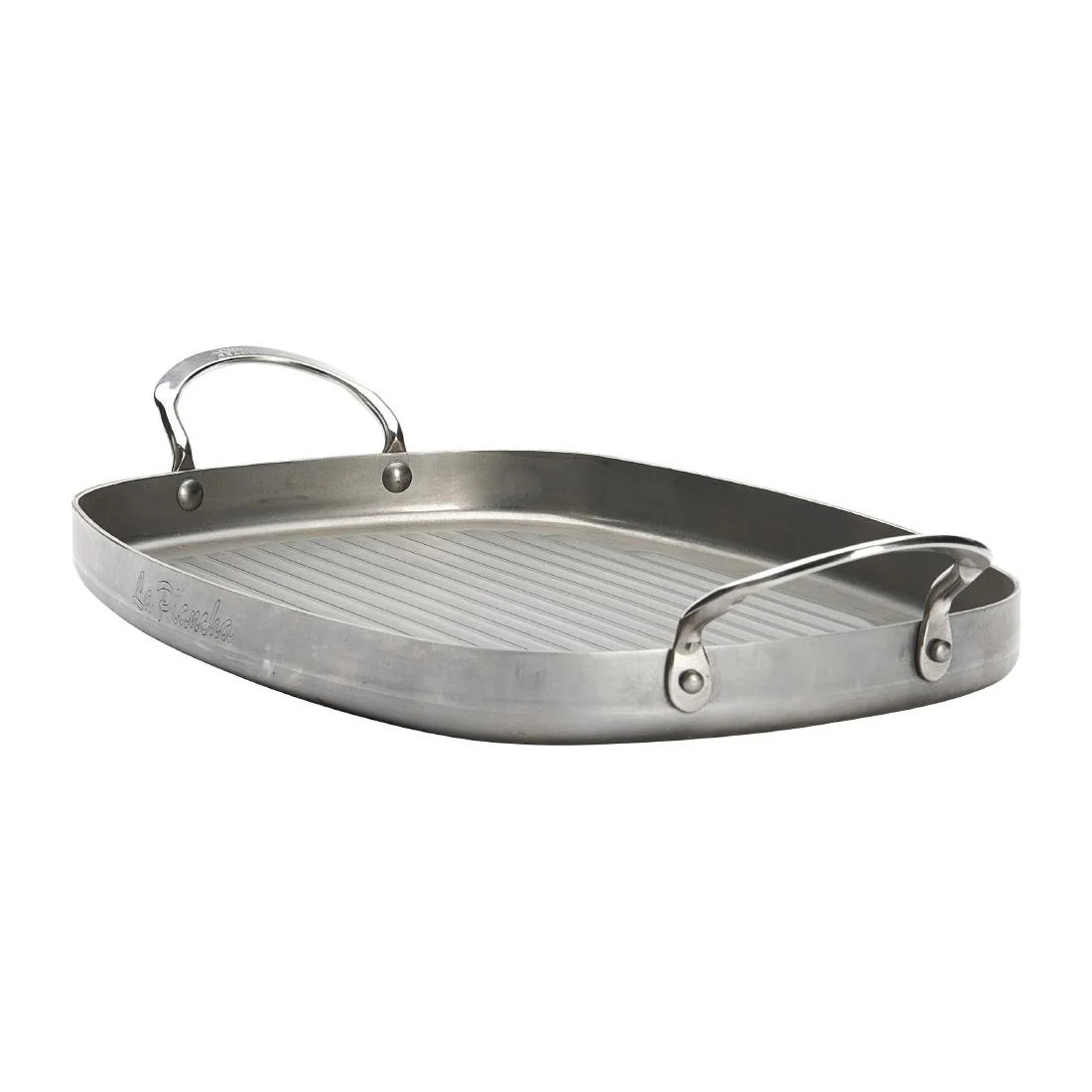 De Buyer Iron Grill with Handles 38x26cm - Image 6