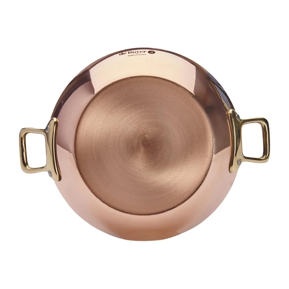 De Buyer Inocuivre Round Dish with Brass Handles 16cm - Image 9