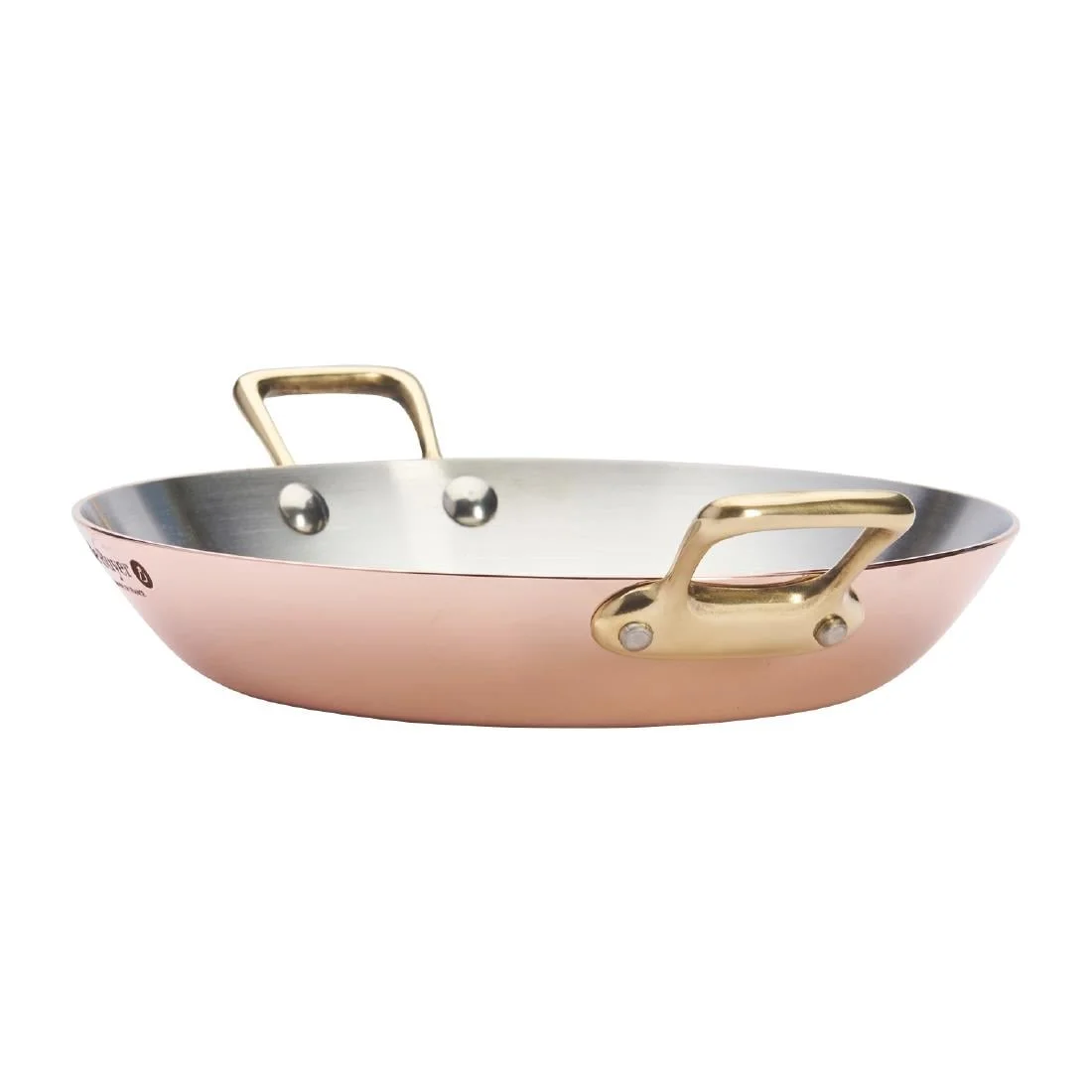 De Buyer Inocuivre Round Dish with Brass Handles 20cm - Image 10