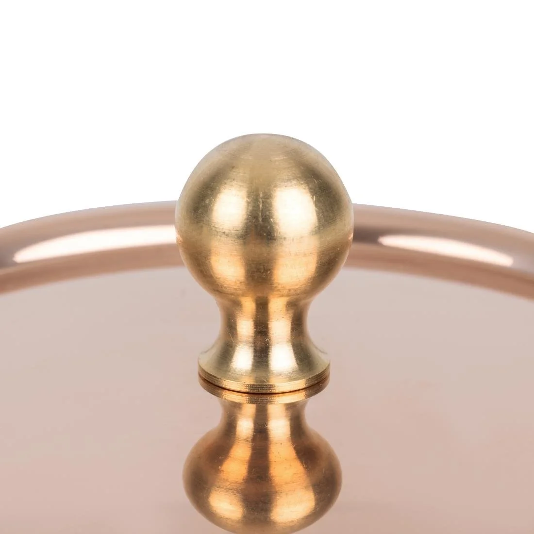 De Buyer Inocuivre Lid with Brass Handle 9cm - Image 4