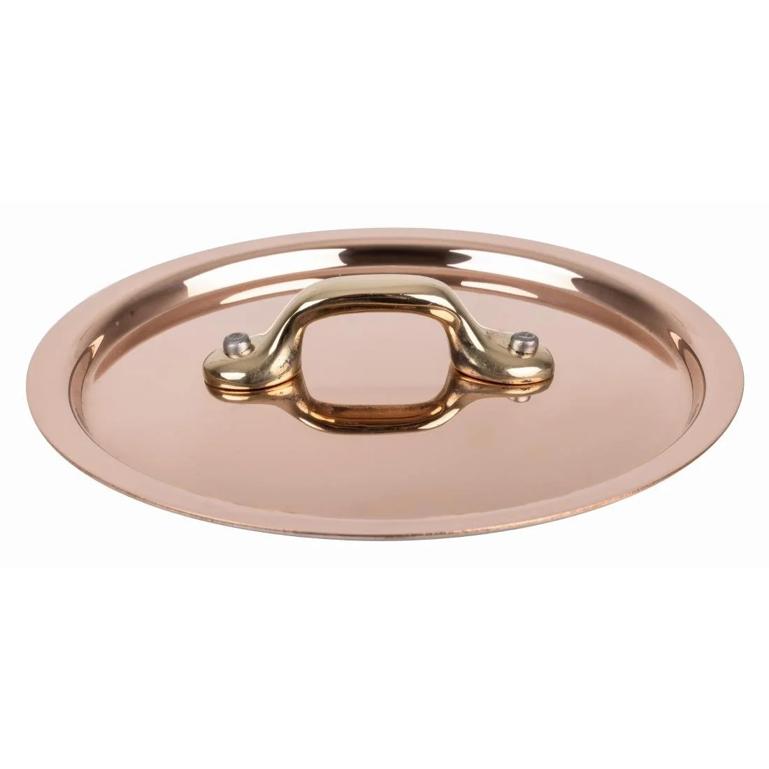 De Buyer Inocuivre Lid with Brass Handle 12cm - Image 2