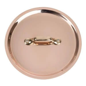 De Buyer Inocuivre Lid with Brass Handle 16cm