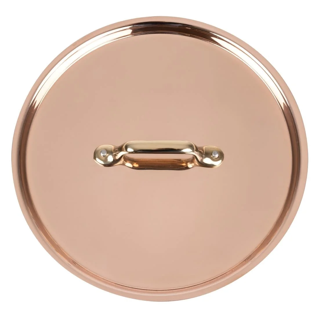 De Buyer Inocuivre Lid with Brass Handle 20cm