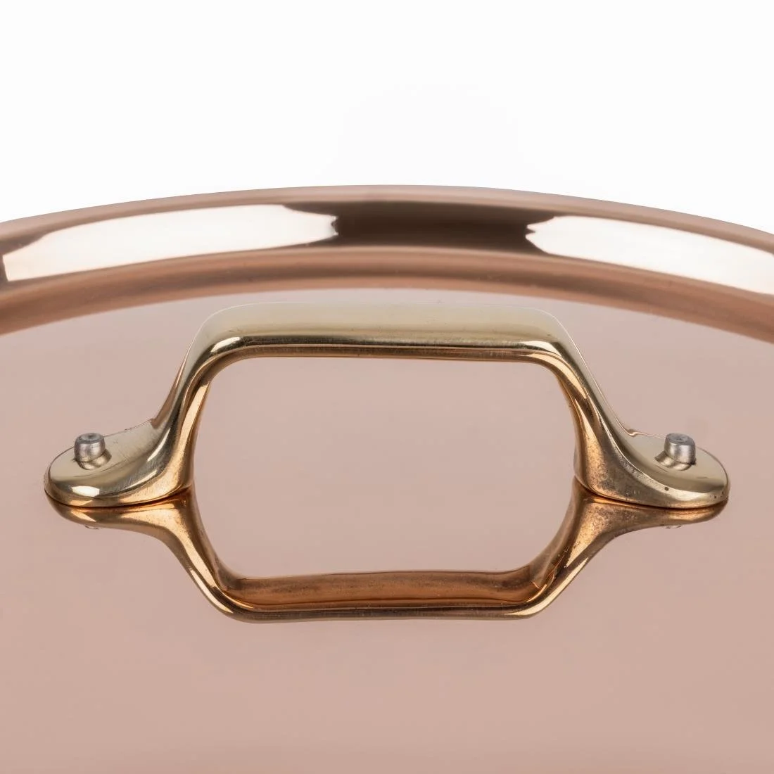 De Buyer Inocuivre Lid with Brass Handle 24cm - Image 4